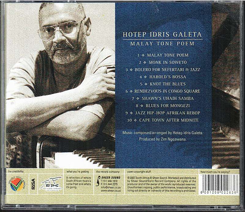 Hotep Idris Galeta - Malay Tone Poem CD