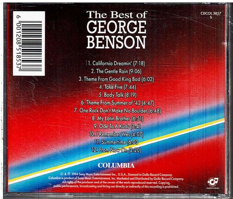 The Best of George Benson: The CTI Years CD