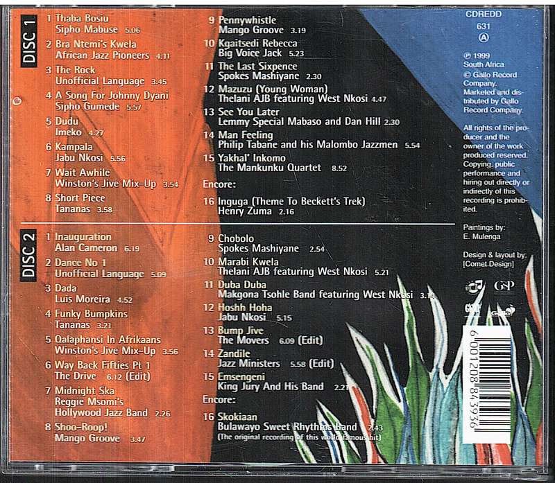 Various - Jazz Offerings From South Africa 2 CD set