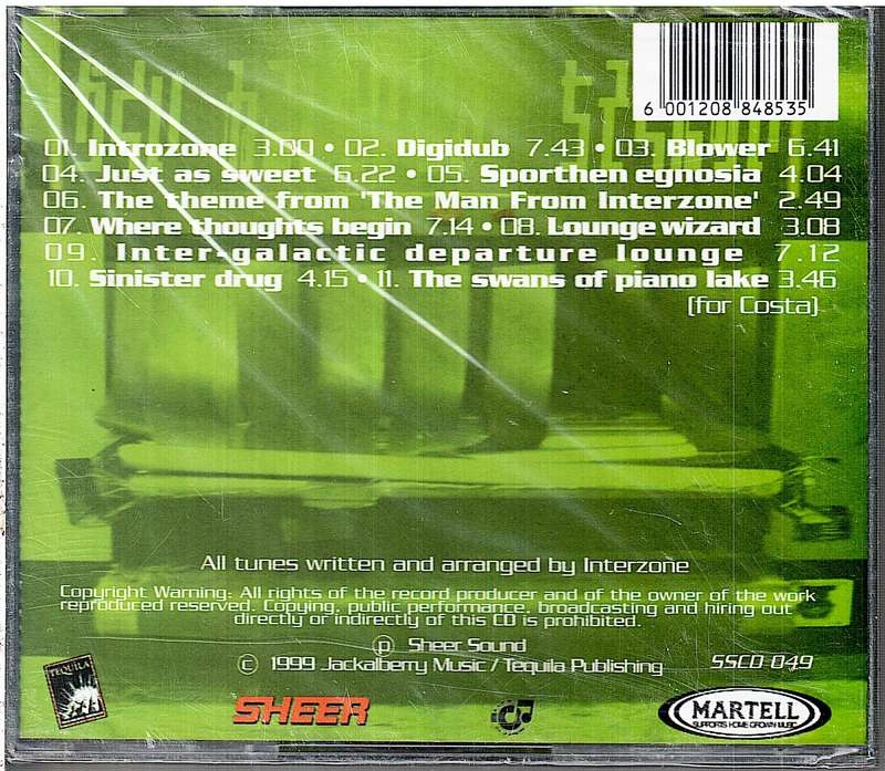 Interzone - The Man From Interzone CD [NEW/SEALED]