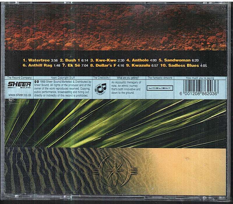 Tony Cox - Matabele Ants CD