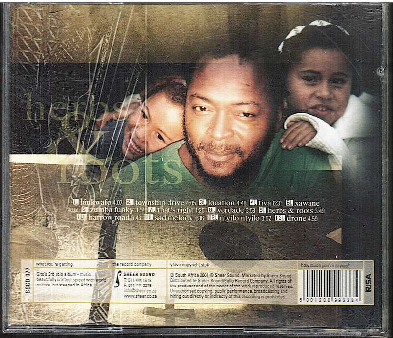 Gito Baloi - Herbs & Roots CD