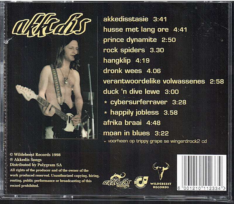 Akkedis - Husse Met Lang Ore CD