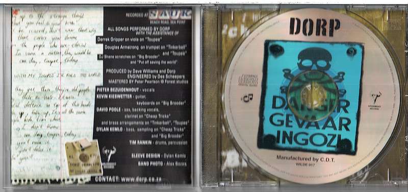 Dorp - Danger Gevaar Ingozi CD
