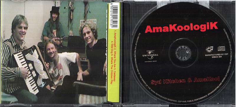 Syd Kitchen & AmaKool - AmaKoologik (EP) CD [INSCRIBED BY SYD KITCHEN]