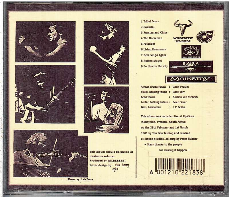 Wildebeest - Bushrock 1 (LIVE) CD