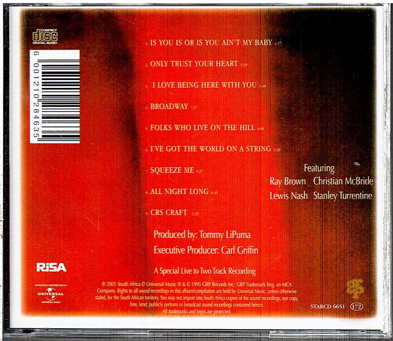 Diana Krall - Only Trust Your Heart CD