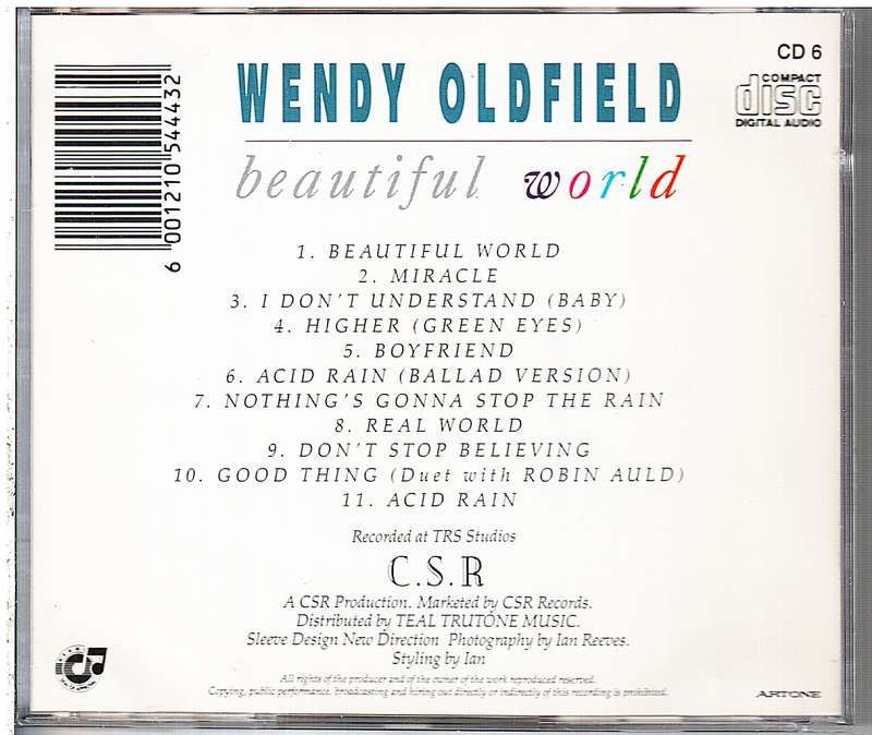 Wendy Oldfield - Beautiful World CD