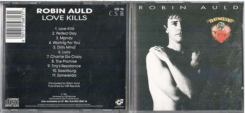 Robin Auld - Love Kills CD