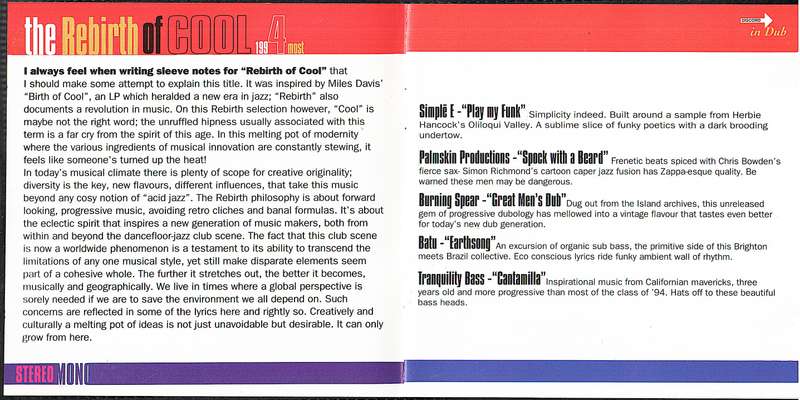 Various - The Rebirth Of Cool 4 (1994most) CD