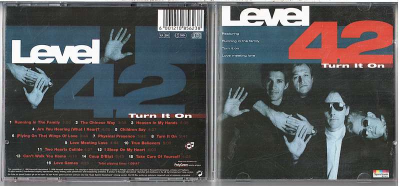 Level 42 - Turn It On CD