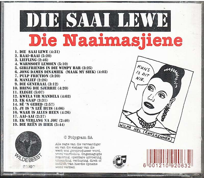 Die Naaimasjiene - Die Saai Lewe CD