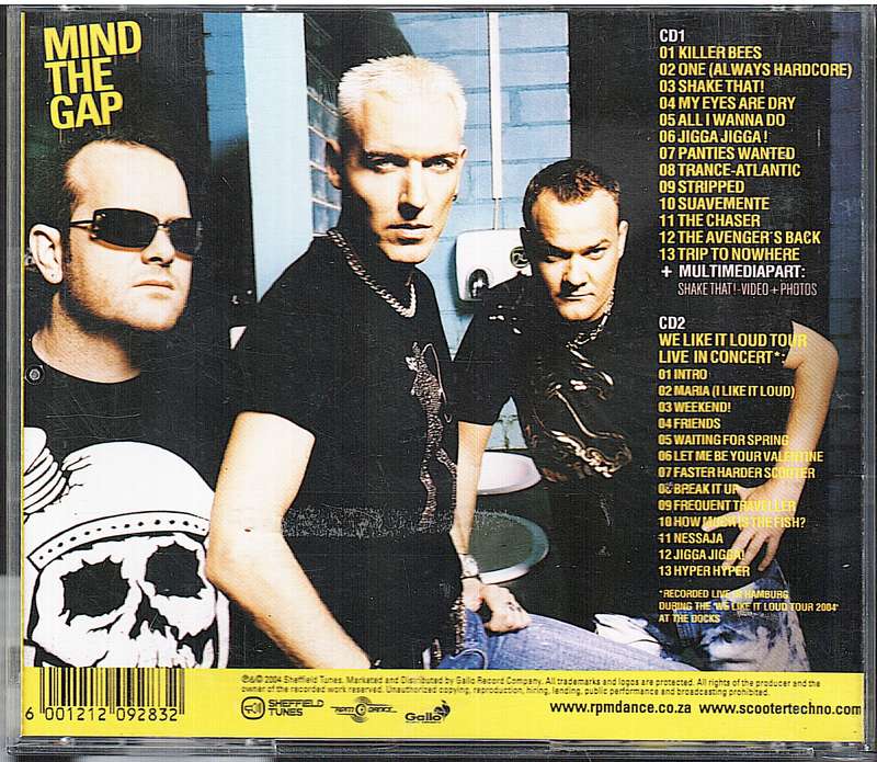 Scooter - Mind the Gap 2 CD Set