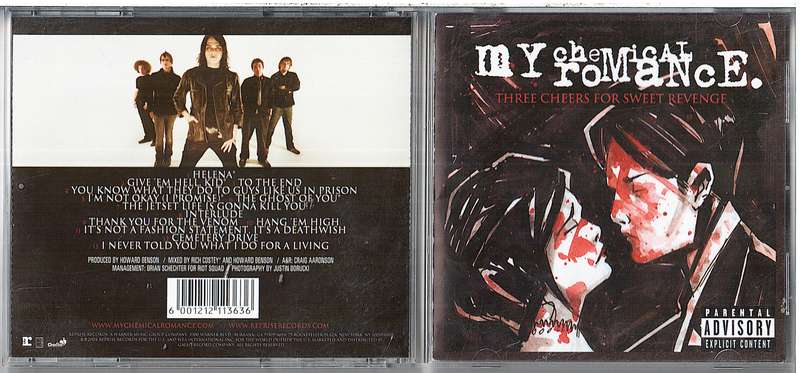 My Chemical Romance  Three Cheers For Sweet Revenge CD