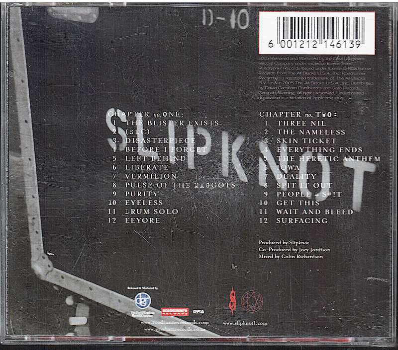 Slipknot - 9.0: Live 2 CD set