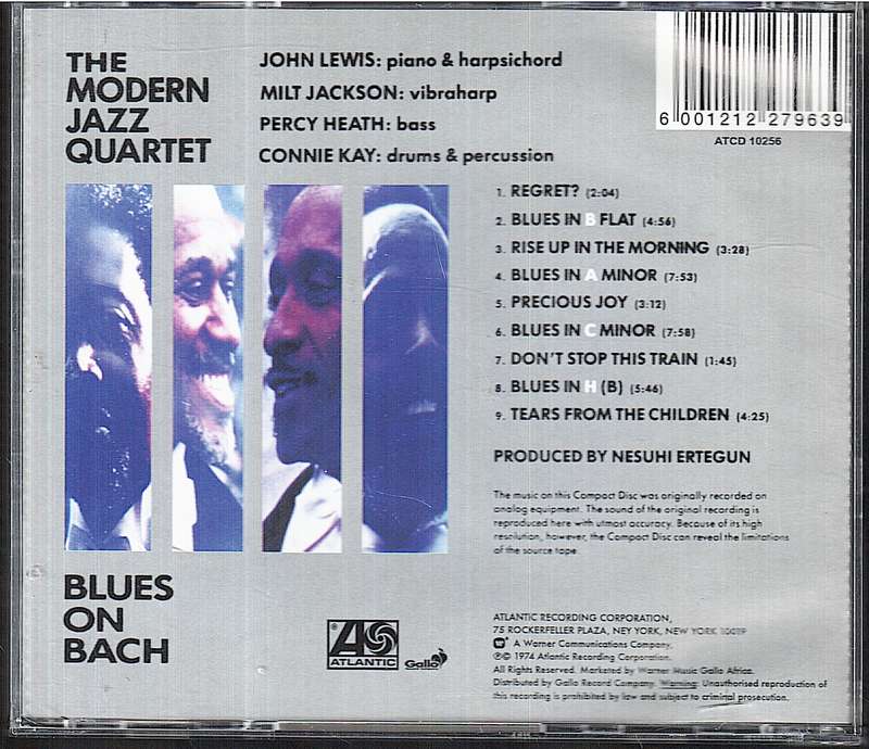 The Modern Jazz Quartet - Blues on Bach CD