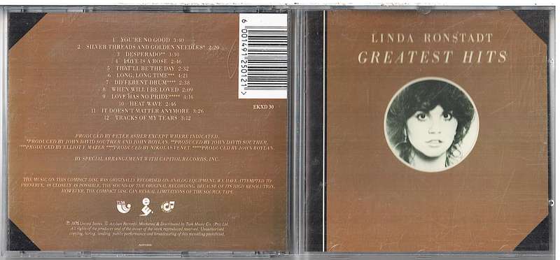 Linda Ronstadt - Greatest Hits CD