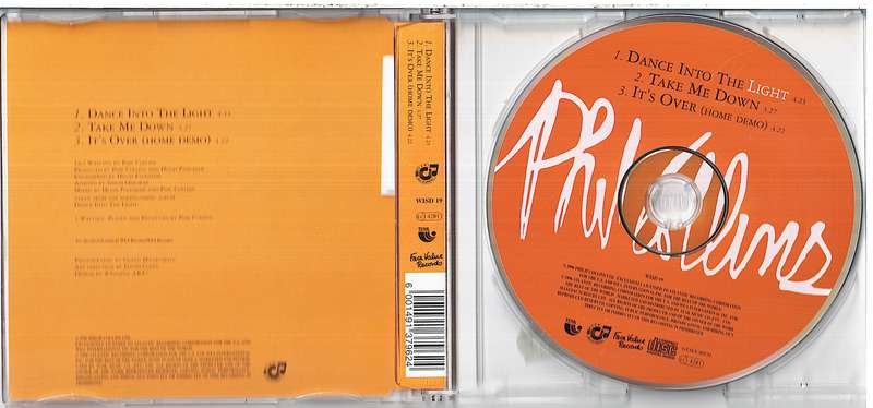 Phil Collins - Dance Into the Light CD Single