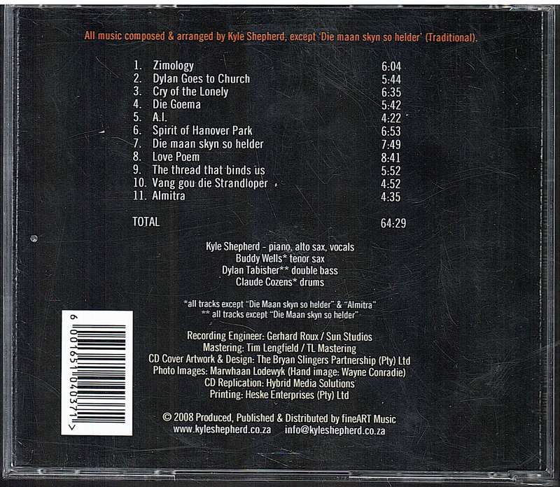 Kyle Shepherd Trio - fineART CD