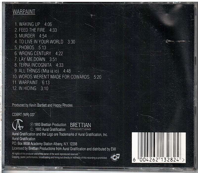 Happy Rhodes - Warpaint CD