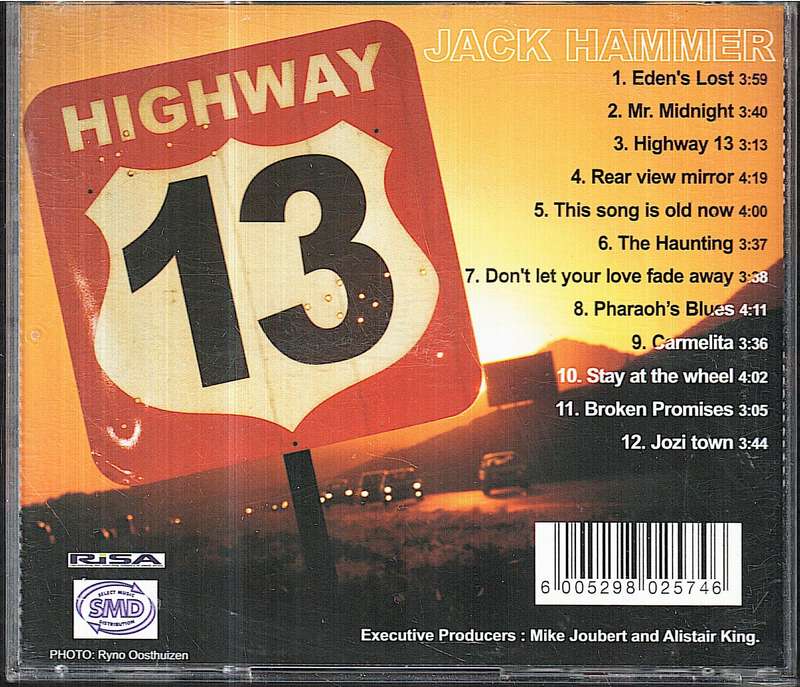 Jack Hammer - Highway 13 CD