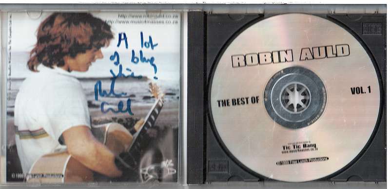 Robin Auld - The Best Of Vol.1 CD [Inscribed by the Artist]