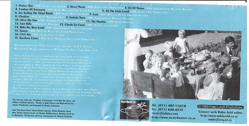 Robin Auld - The Best Of Vol.1 CD [Inscribed by the Artist]