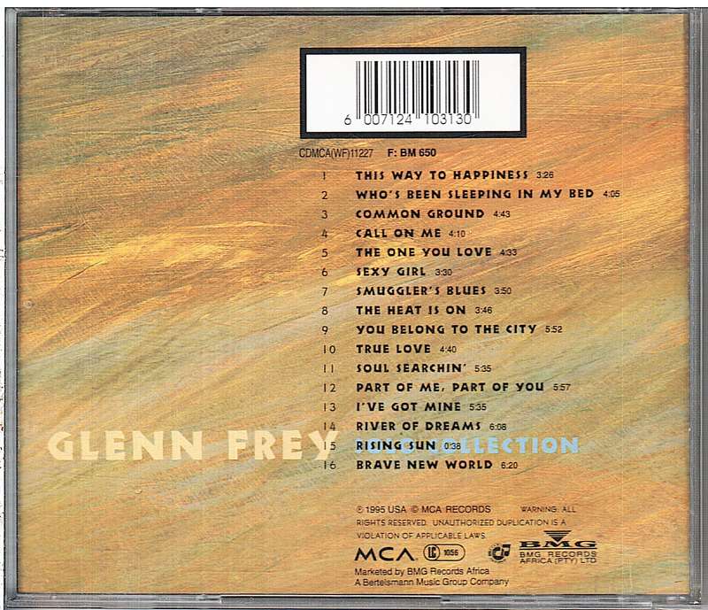 Glenn Frey - Solo Collection CD