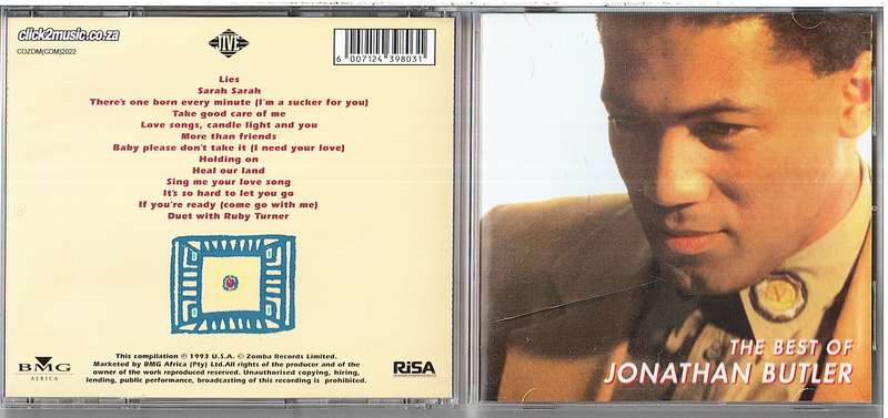 Jonathan Butler - The Best Of CD