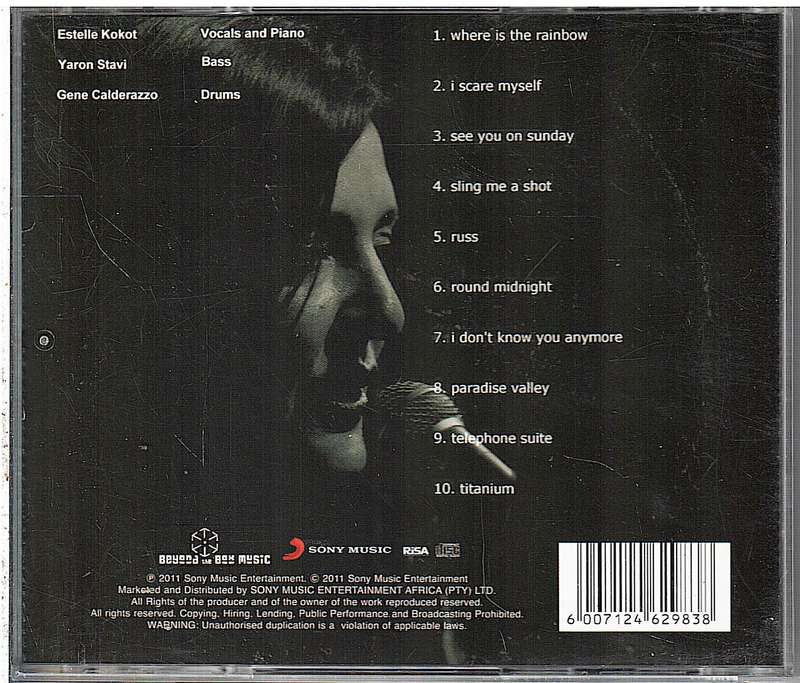 Estelle Kokot - Information CD [BACK OF BOOKLET INSCRIBED BY ARTIST]