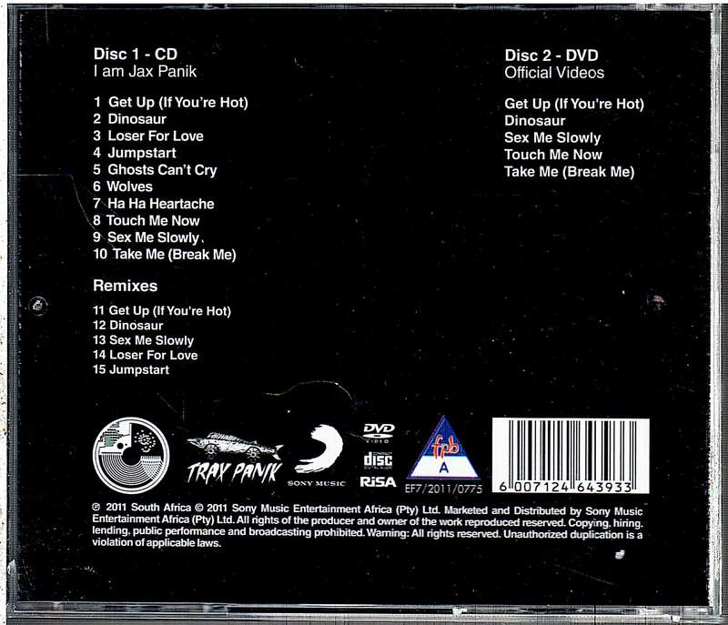 I Am Jax Panik Deluxe Edition CD /DVD