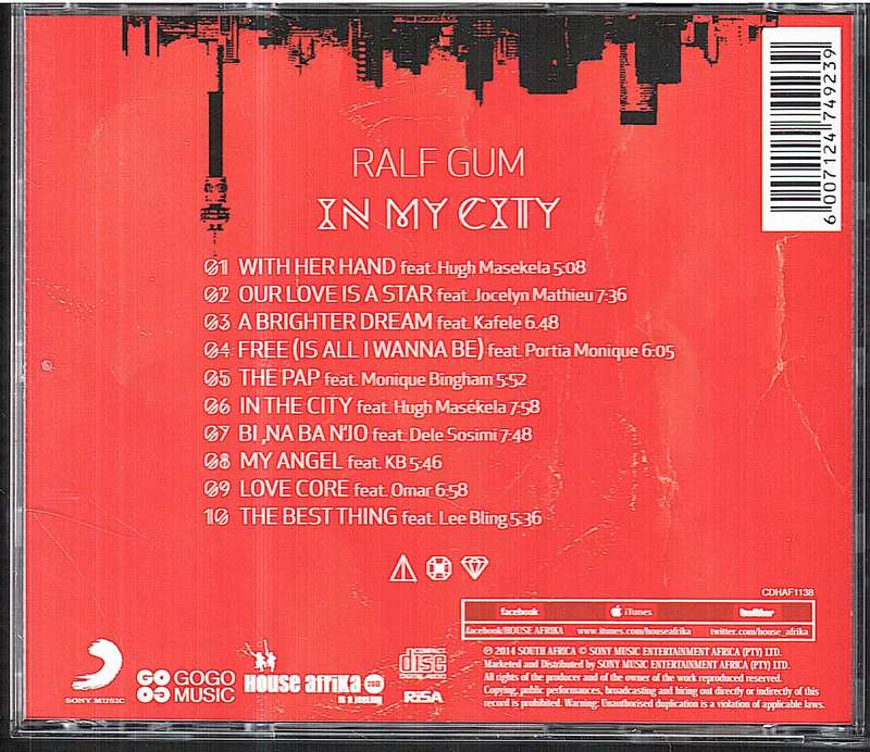 Ralf GUM - In My City CD