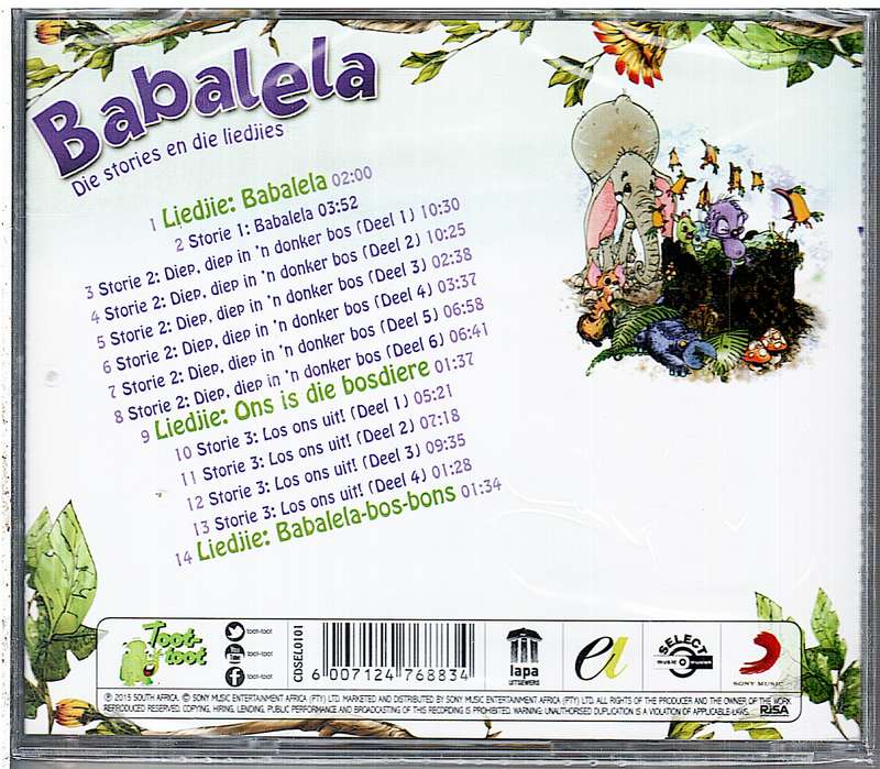 Babalela: Die Stories en die Liedjies CD [NEW / SEALED]