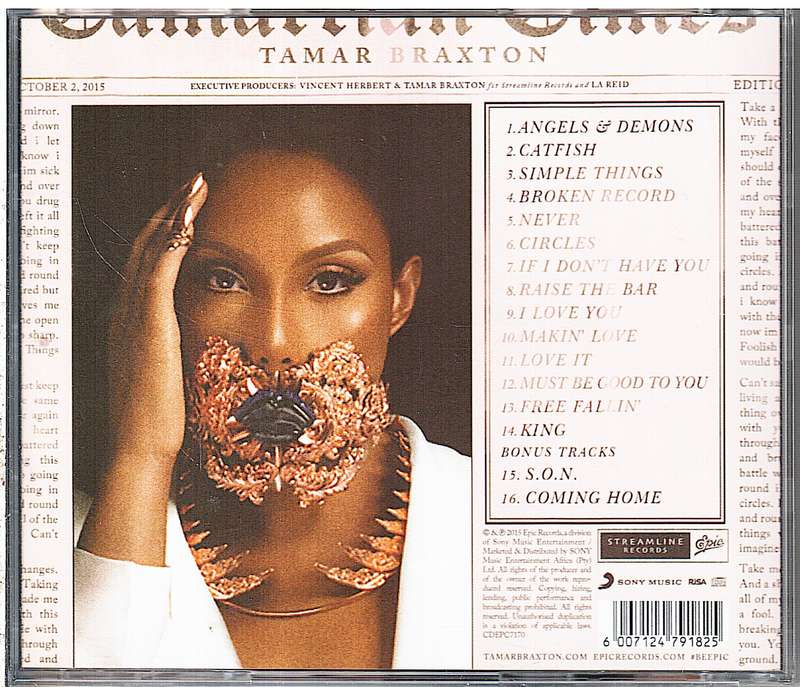 Tamar Braxton - Calling All Lovers CD