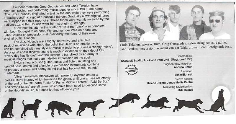 The Jazz Hounds - Every Dog Has It's Day CD [INSCRIBED/SIGNED BY THE BAND]
