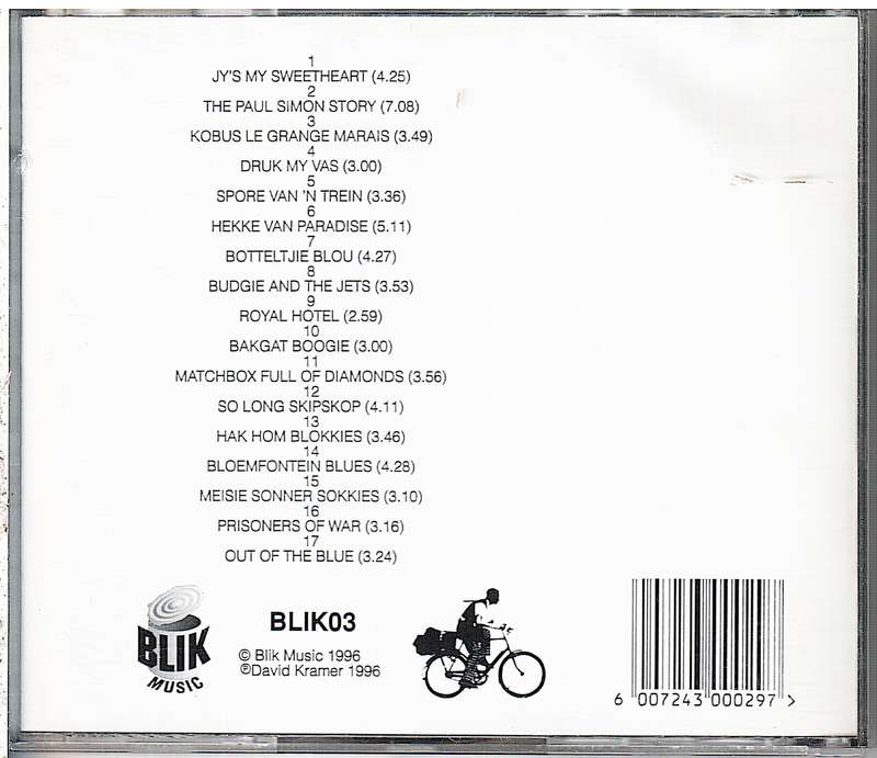 David Kramer - Klassic Kramer CD