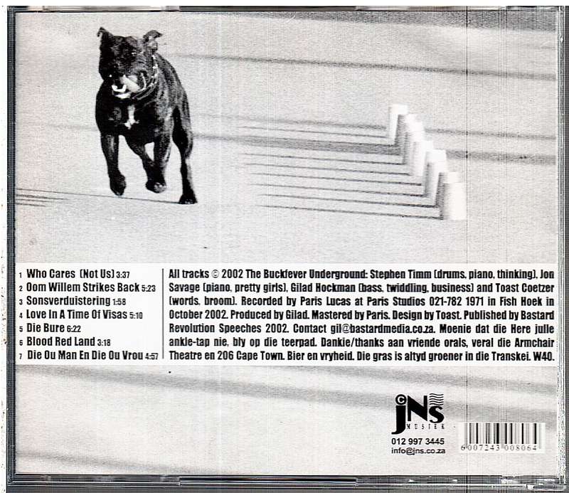 The Buckfever Underground  TAFL Teaching Afrikaans As A Foreign Language CD