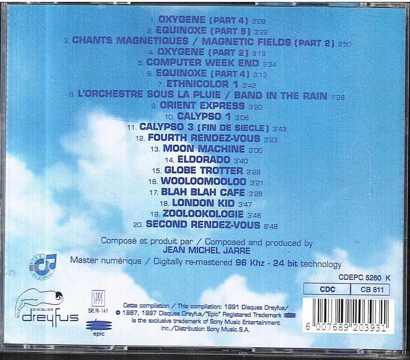 Jean Michel Jarre - Images: The Best Of Jean Michel Jarre CD