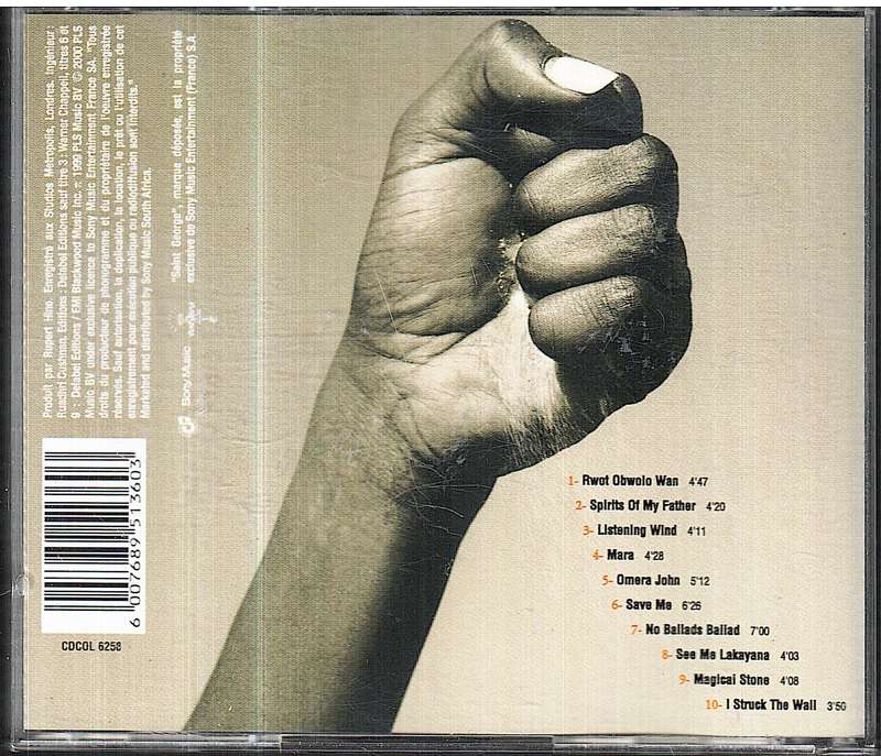 Geoffrey Oryema - Spirit CD