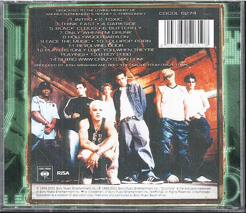 Crazy Town - The Gift of Game CD