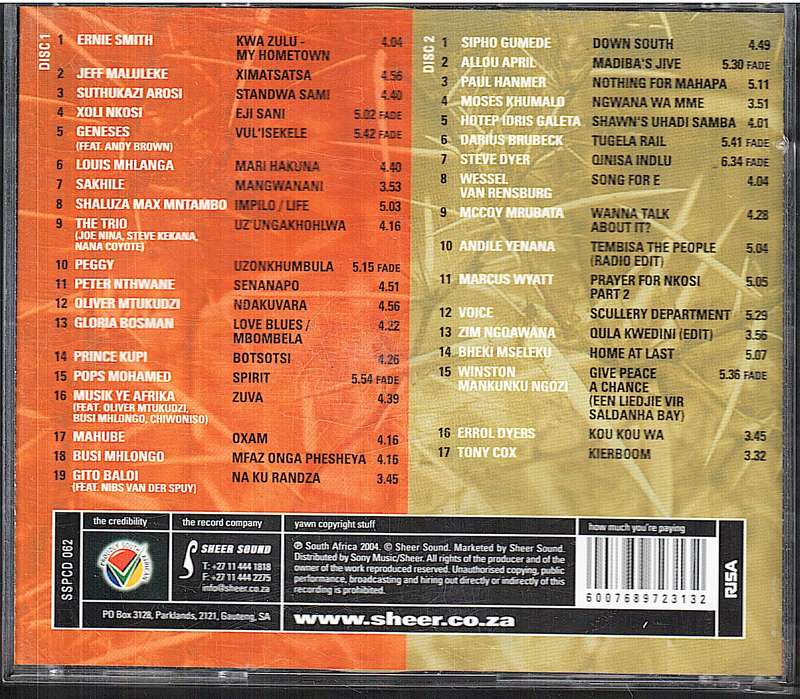 Various Artists - Sheer Experience: Celebrating 10 Years Double CD