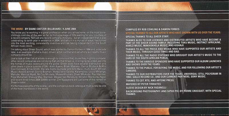 Various Artists - Sheer Experience: Celebrating 10 Years Double CD