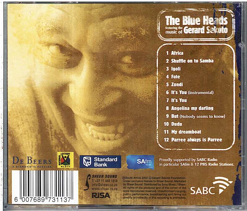 The Blue Heads - Featuring the Music of Gerard Sekoto CD