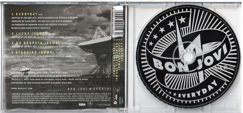 Bon Jovi - Everyday CD Single [Promo]