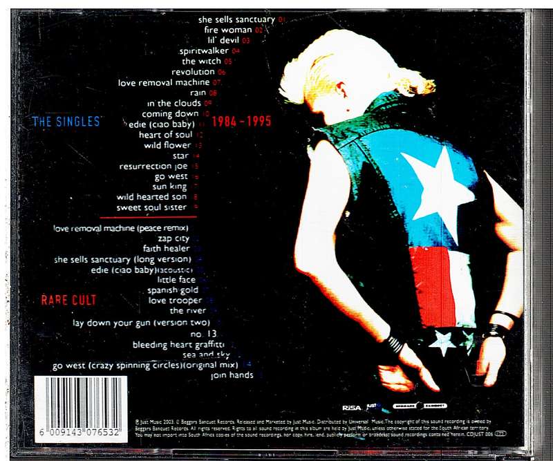 The Cult - Pure Cult: The Singles 1984-1995 2 CD set