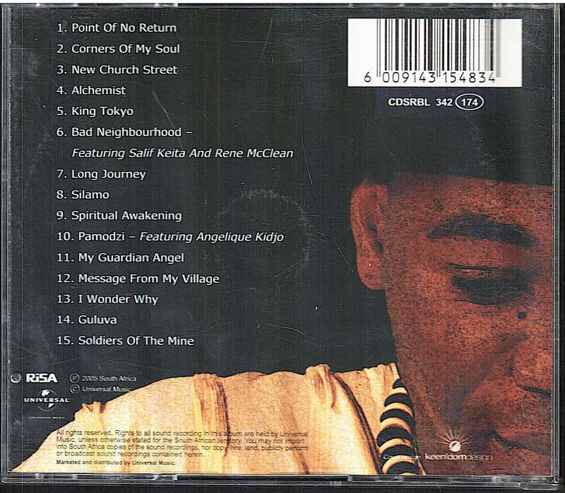 Jimmy Dludlu - Corners of My Soul CD