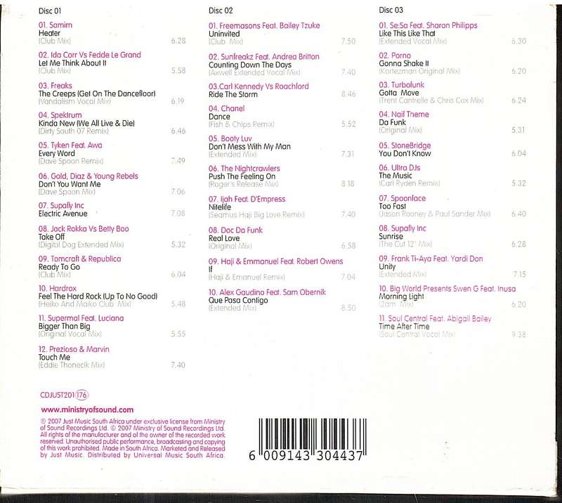 Various - DJ's Only 4 3 x CDs in cardboard slip cover