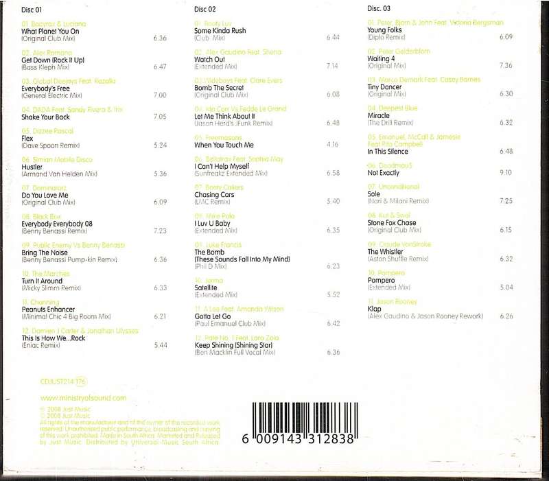 Various - DJ's Only 5 3 x CDs in cardboard slip cover