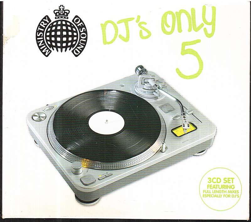 Various - DJ's Only 5 3 x CDs in cardboard slip cover