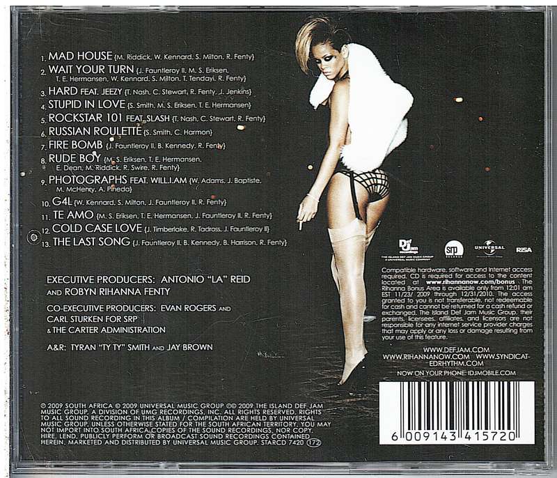 Rihanna - Rated R CD
